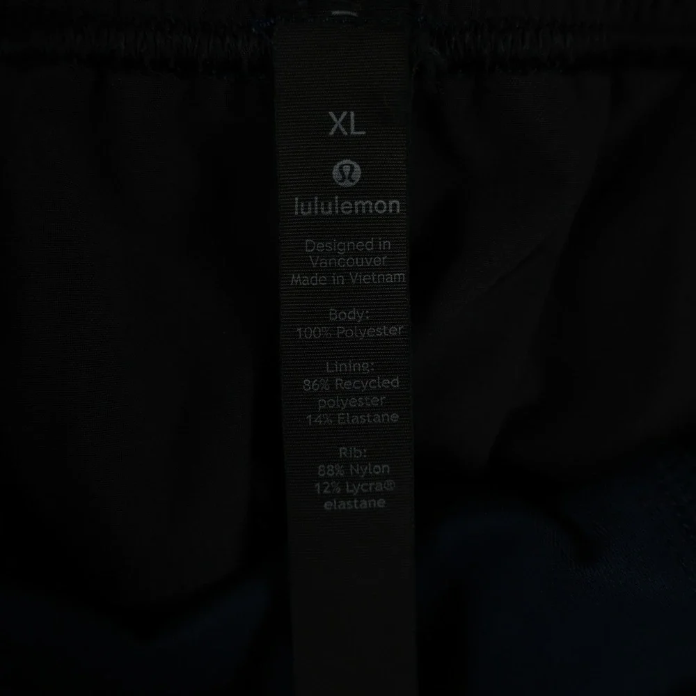 Lululemon ABC‎ Warpstreme Jogger Mens XL Navy Blue Tapered Drawstring Workout